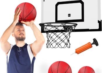 Indoor Basketball Hoop Set for Kids and Adults